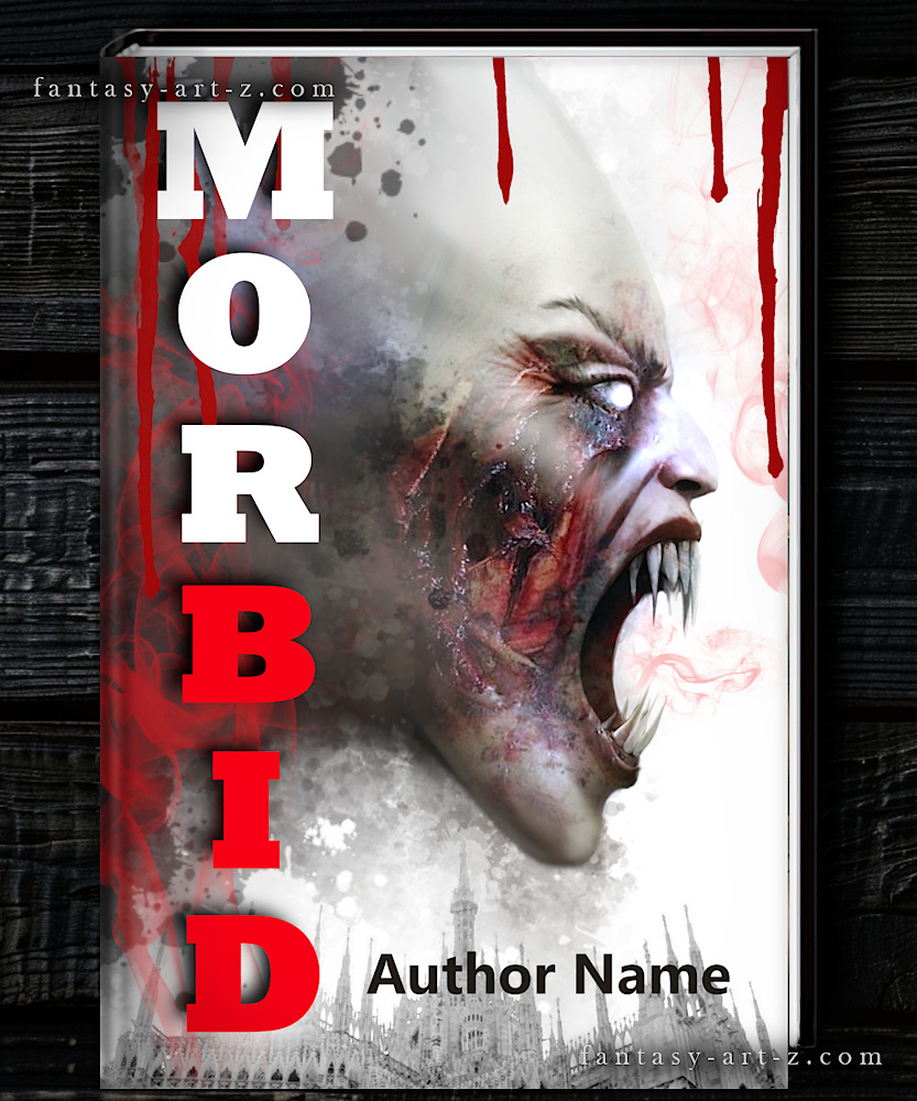 horror premade book cover