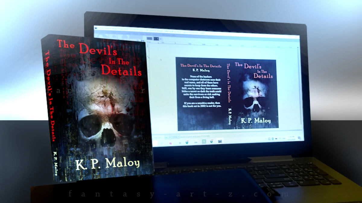 Making book cover by yourself.