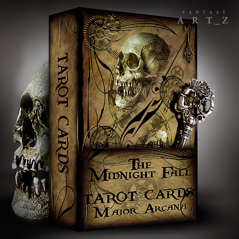 deck of tarot cards custom design, future-telling, fantasy, knowledge, magic, witchcraft